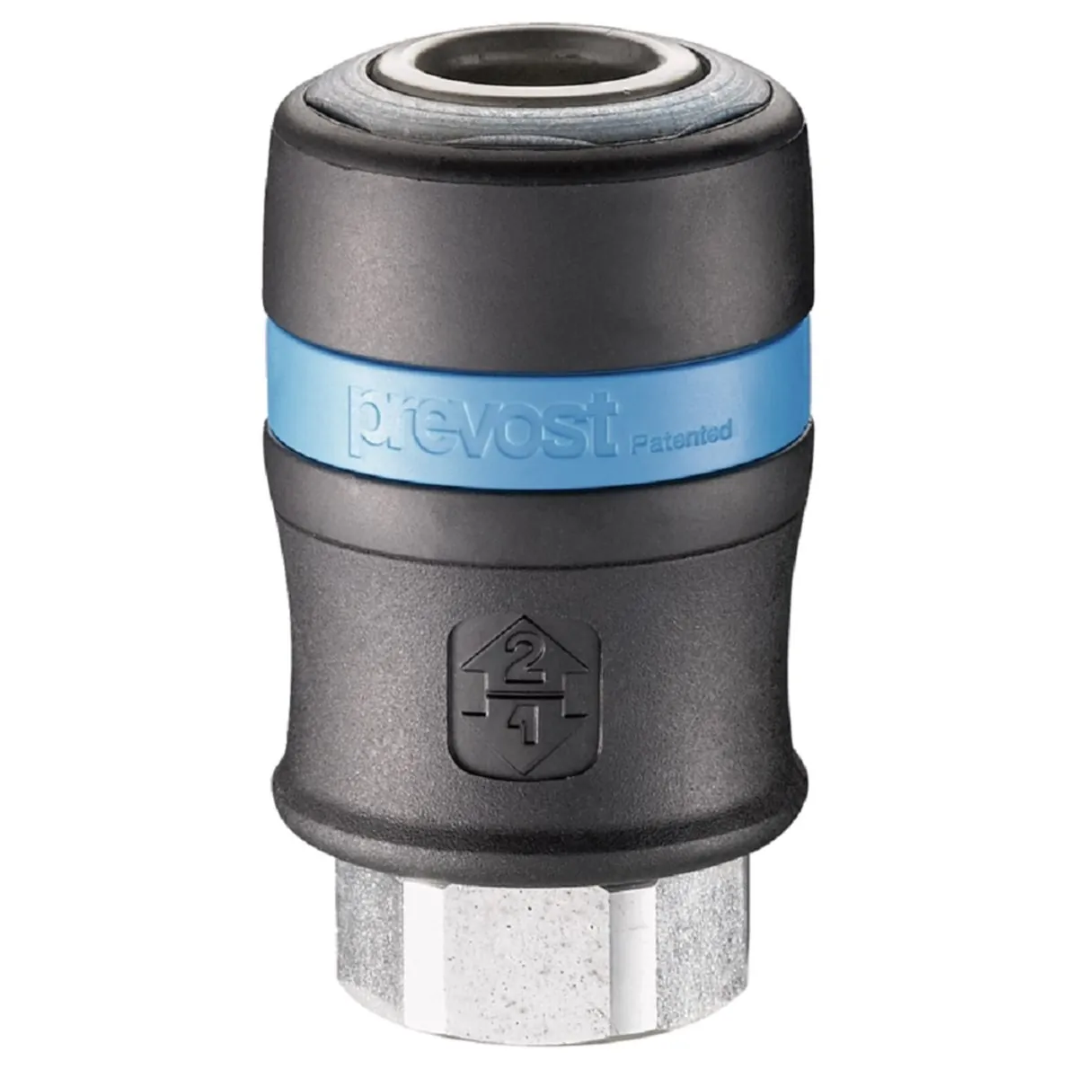 Prevost 1/2" Industrial 1/2" Female NPT Sleeve Style Coupling