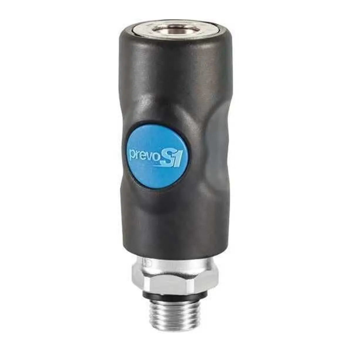 Prevost 1/4 Inch Male NPT PrevoS1 ISI 06 Industrial 1/4 Inch Composite Body Quick Safety Coupler for Compressed Air