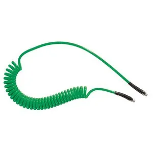 Prevost Green Polyurethane spiral hose assembly, 5/16" ID