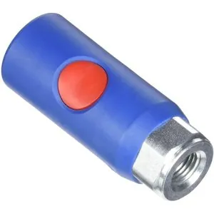 Prevost 3/8 Inch Female NPT URC 06 Automotive Truflate 1/4 Inch Composite Body Quick Safety Coupler for Compressed Air