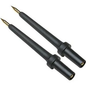 Power Probe 4MM Banana Jack 3IN Tip Black - 2 Pack