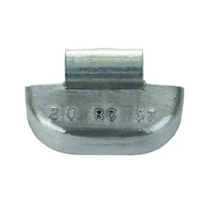 Wegmann Automotive 8oz Heavy-Duty Lead Uncoated Clip-on RC Series Wheel Weight (Box of 25)