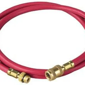 Premium Refrigerant Charging Hose, 96", Red