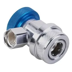 Robinair Low-side manual coupler, blue actuator for R-134a