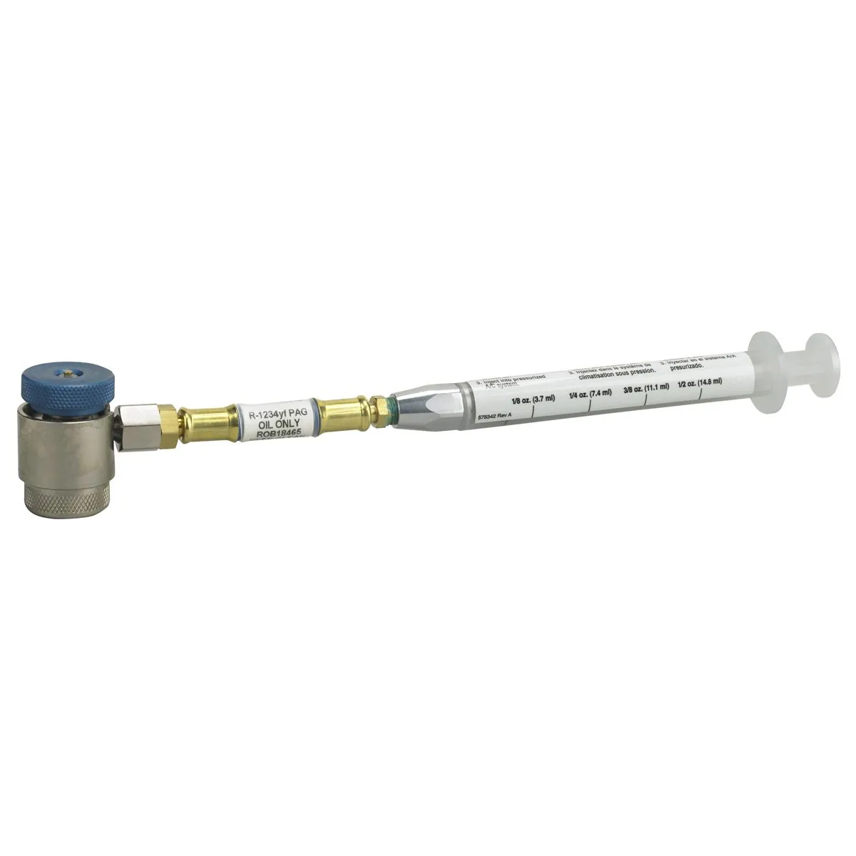 Robinair R-1234yf oil injector, PAG labeled