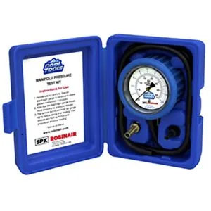 Robinair Gas Manifold Pressure Test Kit, 0-35" Water Column