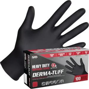 Derma-Tuff(R) Powder-Free Exam Grade Nitrile Disposable Gloves 2XL - 6 Mil - 100PK