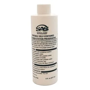 SAS Safety 4 oz. Preservative Bottle for Eyewash Station (Ea)