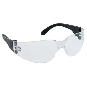 SAS Safety NSX Black Temple High-Impact Poly Clear Lens Safe Glasses