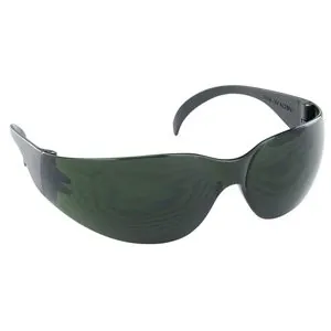 SAS Safety NSX Black Temple High-Impact Poly Shade-5 Lens Safe Glasses