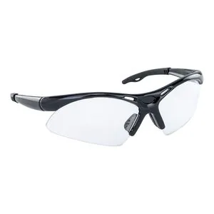 SAS Safety Diamondback Safe Glasses w/ Black Frame and Clear Lens
