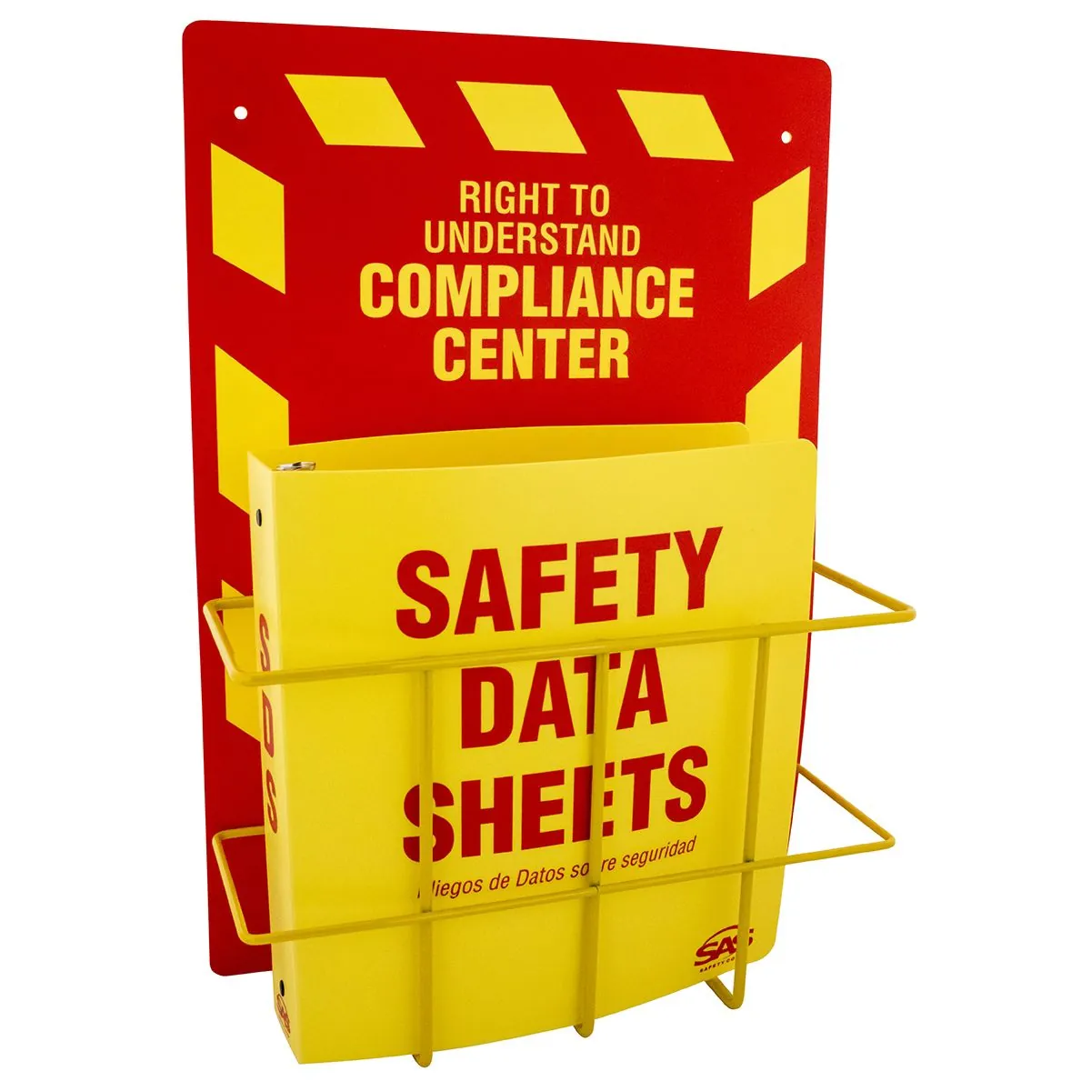 SAS Safety Wall Mount SDS Compliance Center w/ 1.5 in. Binder