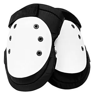 SAS Safety Deluxe Plastic Cap Knee Pads w/ Velcro Closures, Water and Abrasion Resistant
