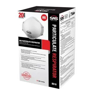 SAS Safety Box of 20 N95 Disp. Particulate Respirators