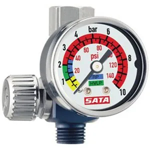 SATA REGULATOR W/GUAGE HVLP OR STD