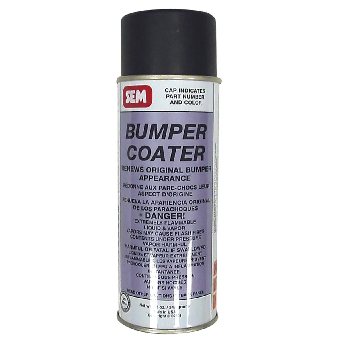 SEM Paints Bumper Coater Flexible Black