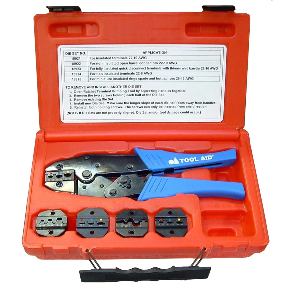 SG Tool Aid Ratcheting Terminal Crimping Kit