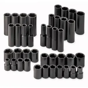 S K Hand Tools Socket Set Imp 3/8Dr 40 Pc. 6Pt