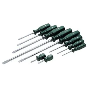 S K Hand Tools Screwdriver Set 9 Pc. Combination Suregrip