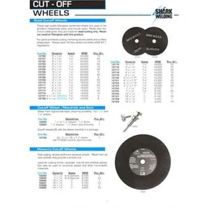 Shark Industries 4-1/2 X 3/32 X 7/8 CUT-OFF
