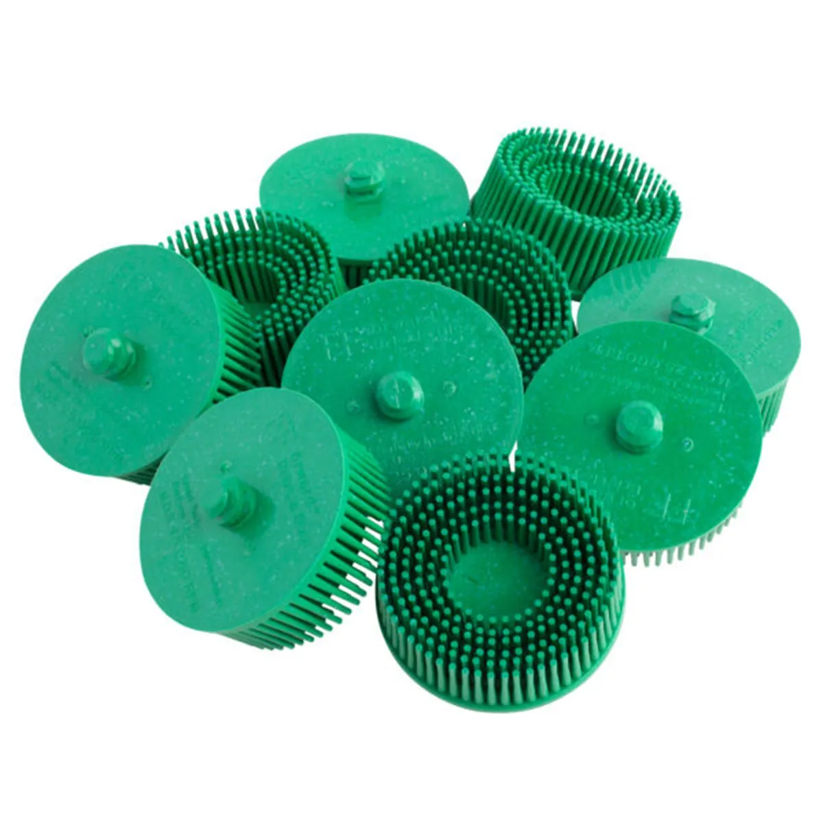 Shark Industries 2" Green Finger Disc - 50 Grit - 10 Pk