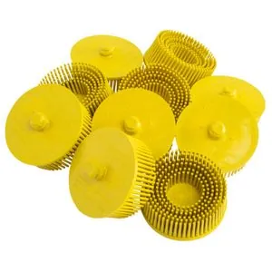 Shark Industries 2" Yellow Finger Disc - 80 Grit - 10 Pk
