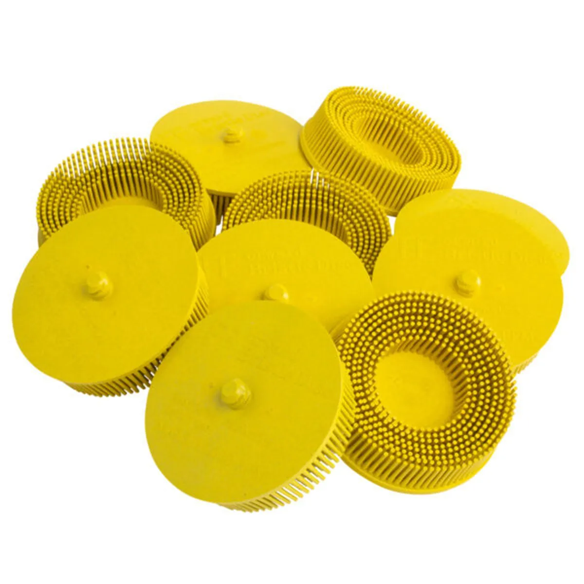 Shark Industries 3" Yellow Finger Disc - 80 Grit - 10 Pk