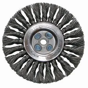 Shark Industries 4" Straight Knotted Wire Wheel
