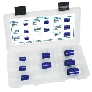 S.U.R.&R. Metric A/C Push-To-Connect Block Off Kit