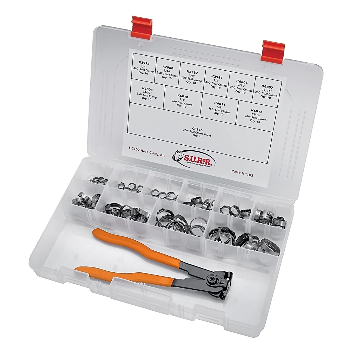 S.U.R.&R. Positive Seal Hose Clamp Kit