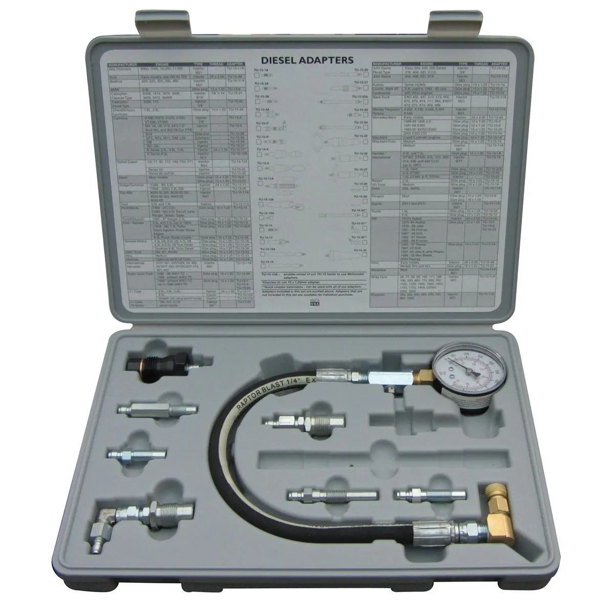 Lang Tools (Star Products) AMERICAN DIESEL KIT TESTER W/ADAPTERS 1A THRU 7