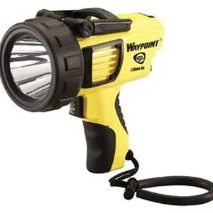 Waypoint Lithium Ion Rechargeable Pistol Grip Spotlight, 120V AC, Yellow