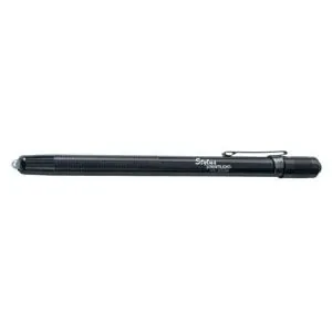Stylus LED Pen Flashlight - Black Pen, White LED