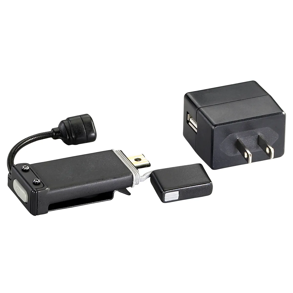 Streamlight ClipMate USB Rechargeable Clip-on Light - Black