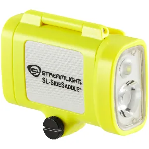 Streamlight SL-SideSaddle Hard Hat and Helmet Light - Includes (3) AAA alkaline batteries and (1) hat mount - Yellow