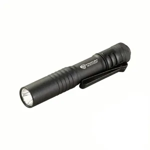 Streamlight 45 Lumen MicroStream Penlight - Includes Alkaline battery - Clam - Black