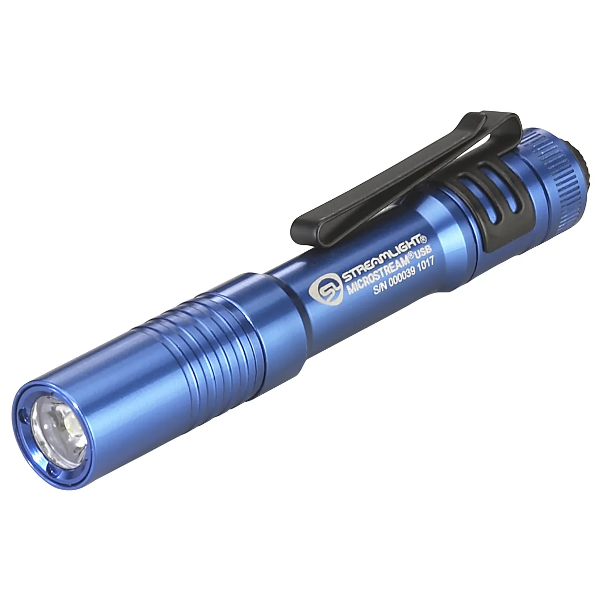 Streamlight 250 Lumen MicroStream USB Penlight- Includes Micro-USB cord and lanyard - Box - Blue