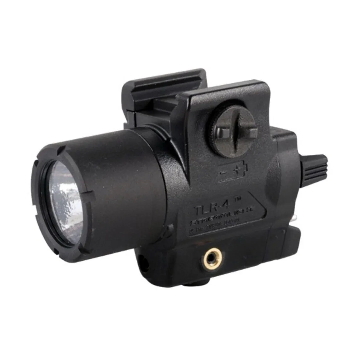 Streamlight TLR-4 Compact Rail Mounted Tactical Weapon Light with Red Laser - Black