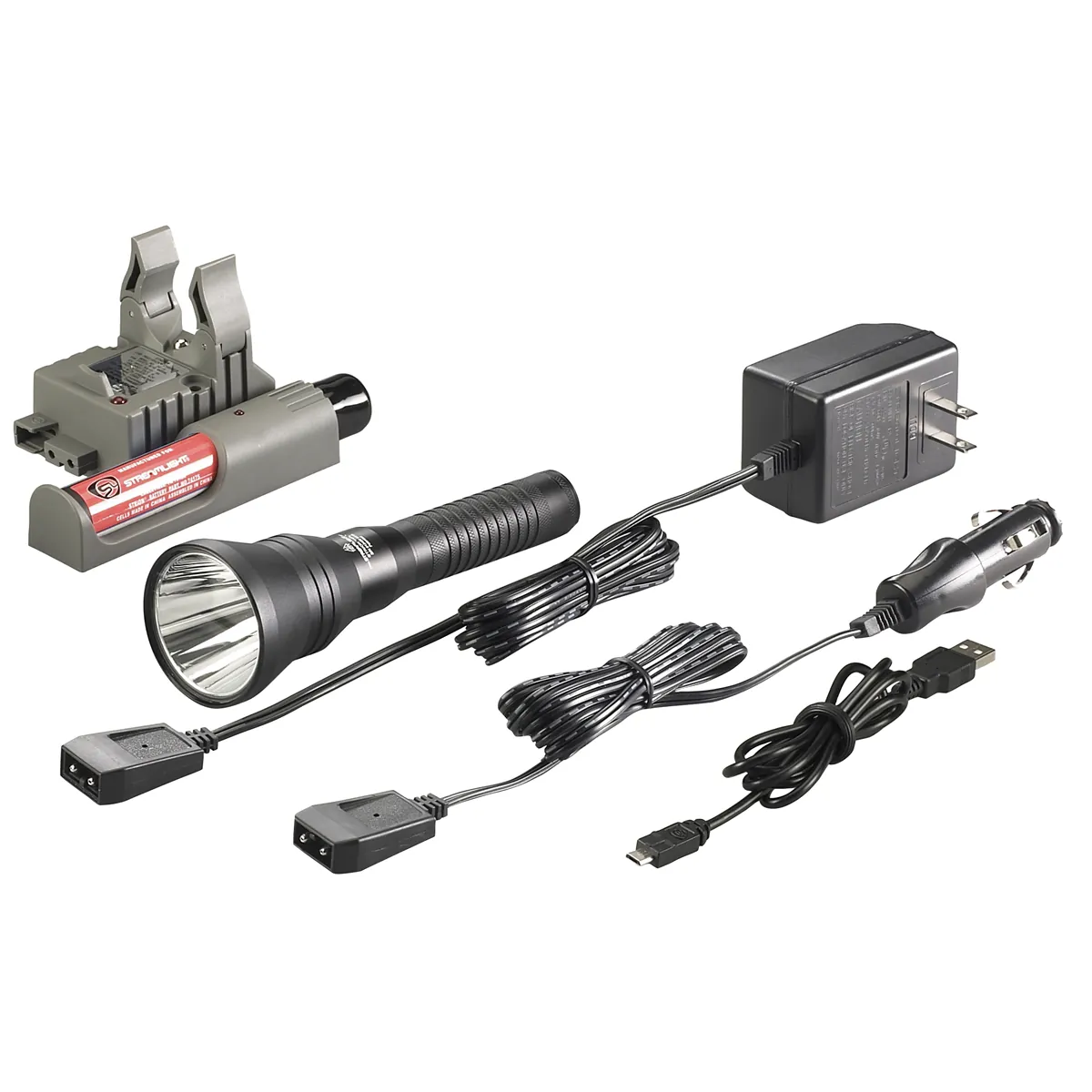 Streamlight 615 Lumen Strion HPL Flashlight - 120V/100V AC/12V DC PiggyBack