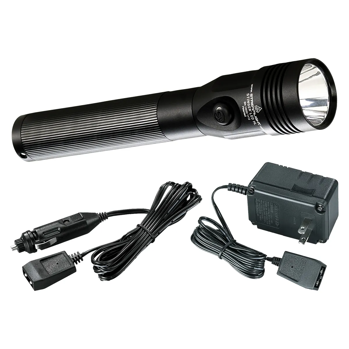 Streamlight 800 Lumen Stinger LED HL Flashlight - 120V/100V AC/12V DC ‐ 2 Holders