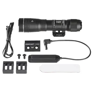 Streamlight ProTac 2.0 Rail Mount HP Long Gun Light - System - Includes M-LOK mount, mounting hardware, straight momentary pressure switch, SL-B50 rechargeable battery pack, and USB-C cord - Box - Black
