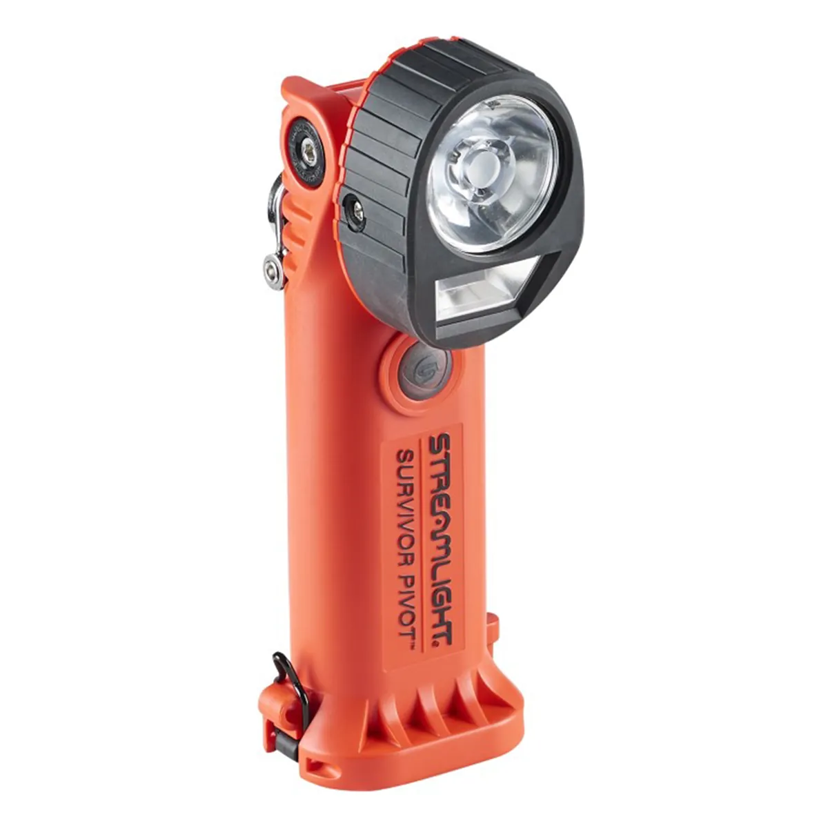 Streamlight Survivor Pivot USB Dual-Beam Articulating Flashlight, Orange