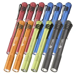 Streamlight Stylus Pro LED 100 Lumen Penlight - Assorted Colors - 12 Pack