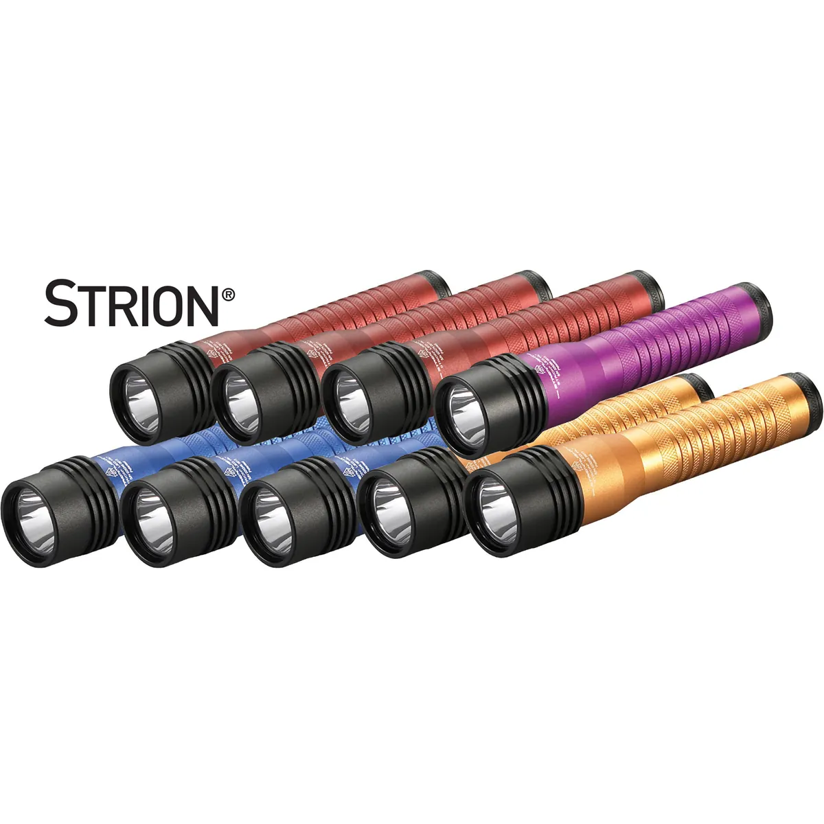 Streamlight Streamlight Strion LED HL Rechargeable Flashlight without Charger- Assorted Colors - 12 Pack