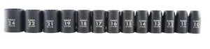 13 Piece 1/2" Drive Metric 12