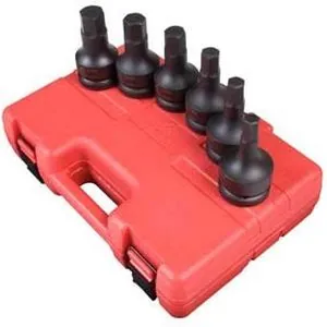 6 Piece 1" Drive Metric Impact