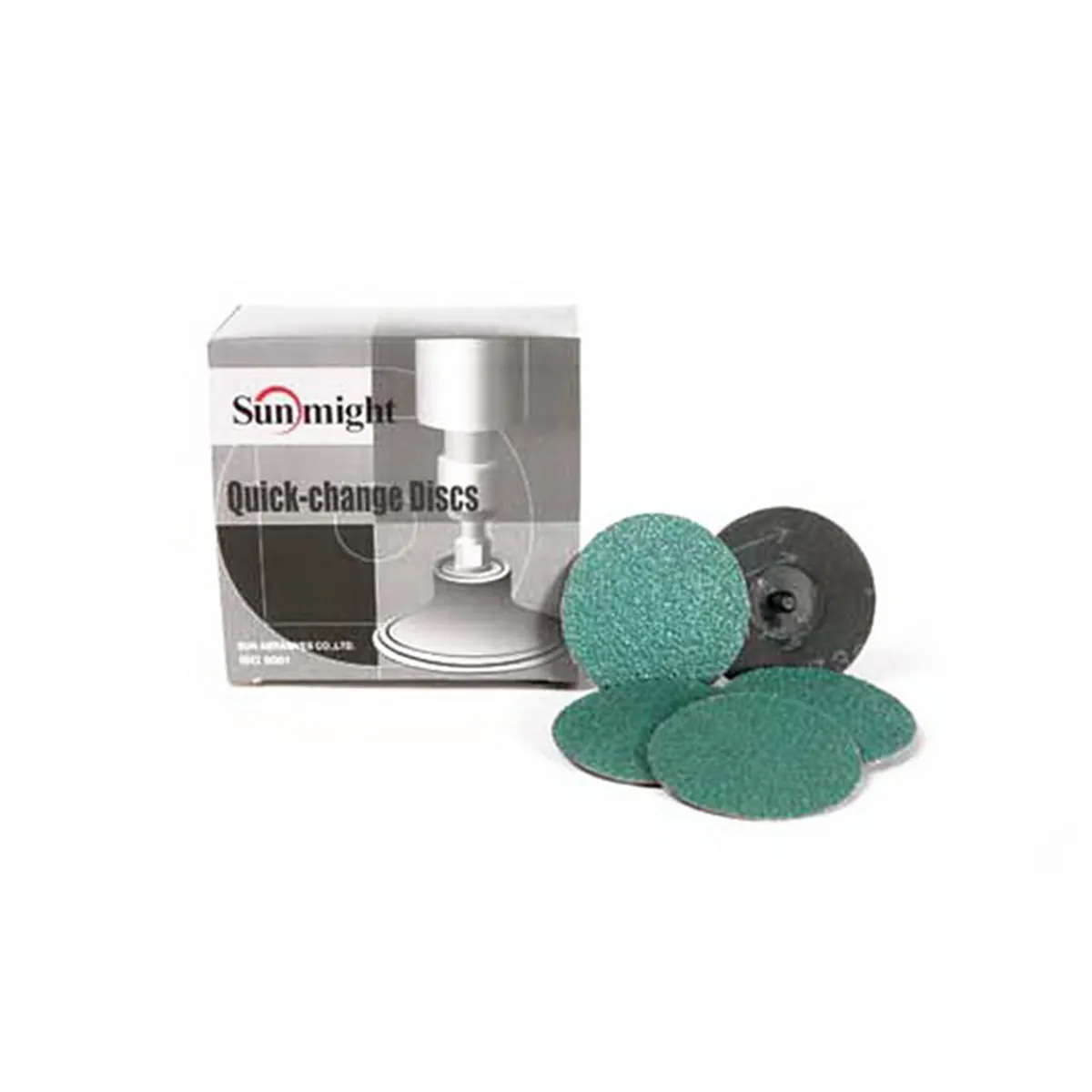 Sunmight USA Corporation 00101 Closed Coated Quick Change Disc, 3 in, P24 Grit, Alumina Zirconia, Roloc Attachment