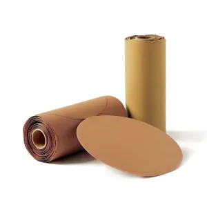 Sunmight USA Corporation Gold 00606 Open Coated Link Roll Sanding Disc, 6 in, P80 Grit, Premium Aluminum Oxide, PSA Attachment