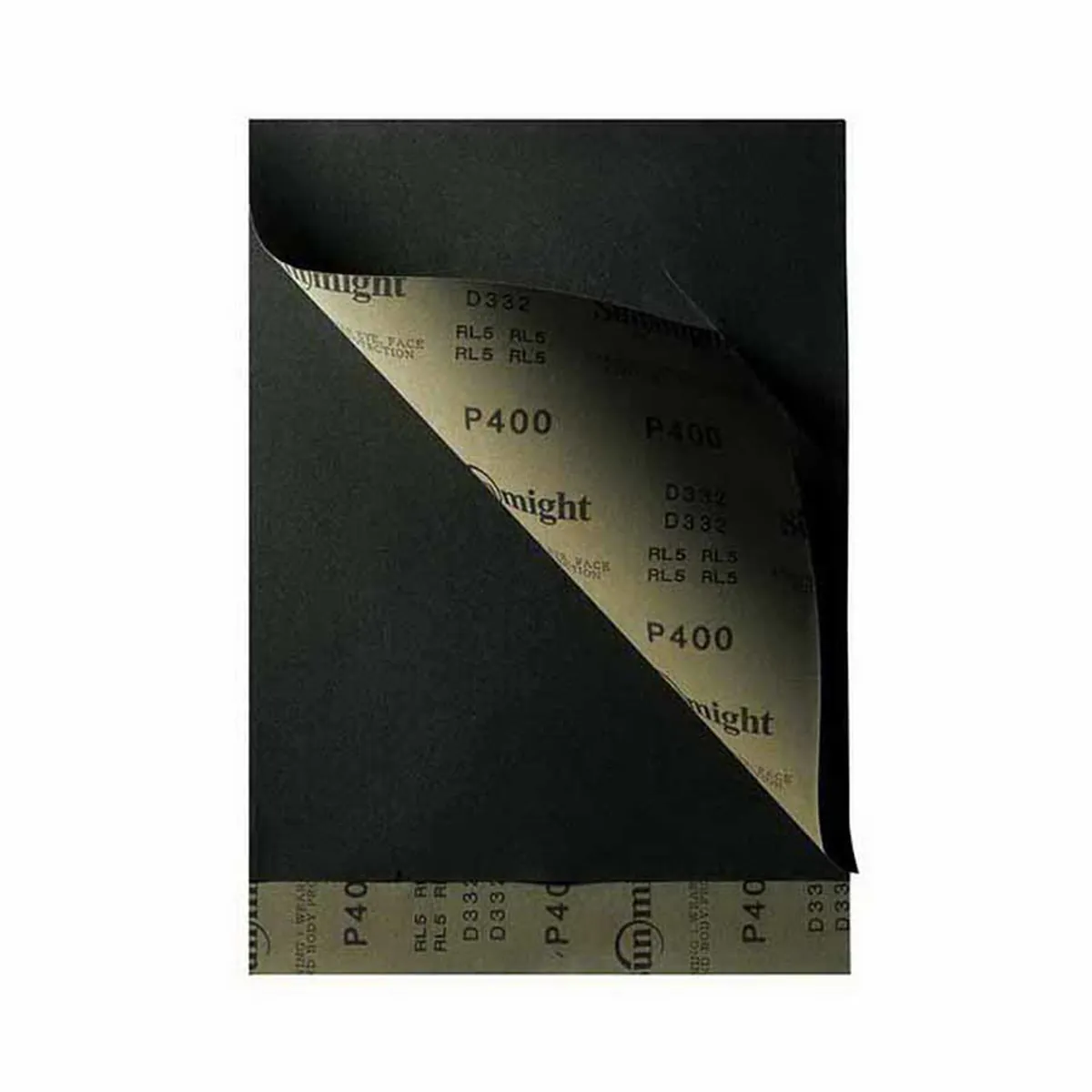 Sunmight USA Corporation 08115 Plain Sheet, 9 in W x 11 in L, P360 Grit, Aluminum Oxide Abrasive, Wet/Dry