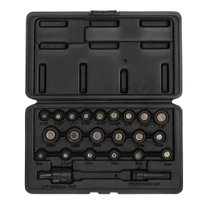 SUNEX IMPACT SOCKET SET 1/4 DR. 23PC MASTER MAGNETIC